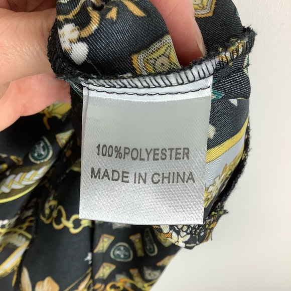 Princess Polly Slip Dress Womens 4 Lucci Chain Belt Floral Mini Whimsigoth Fairy - Picture 11 of 12